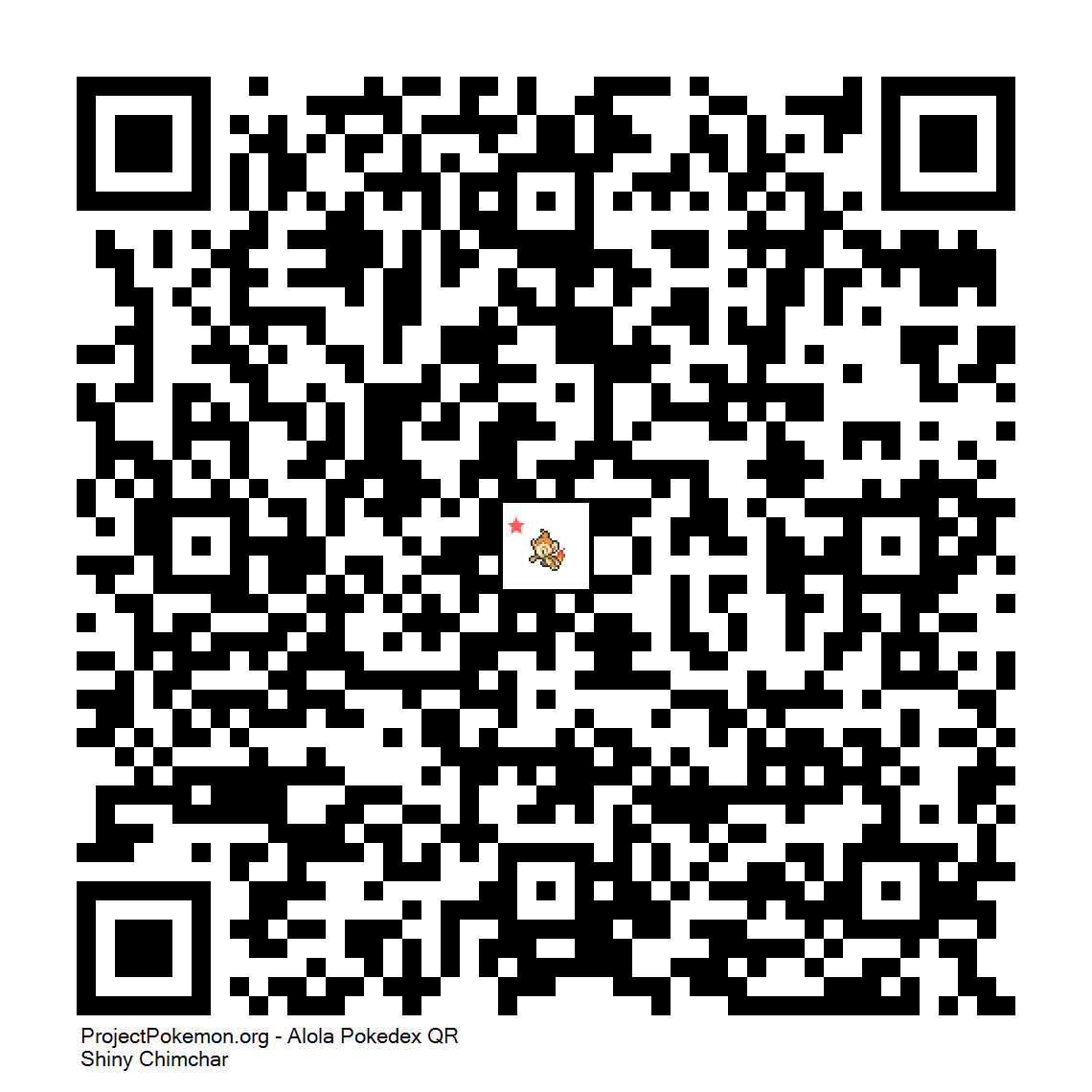 Cdigo QR de Chimchar variocolor